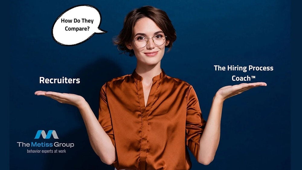 Woman compares recruiting with The Hiring Process Coach™